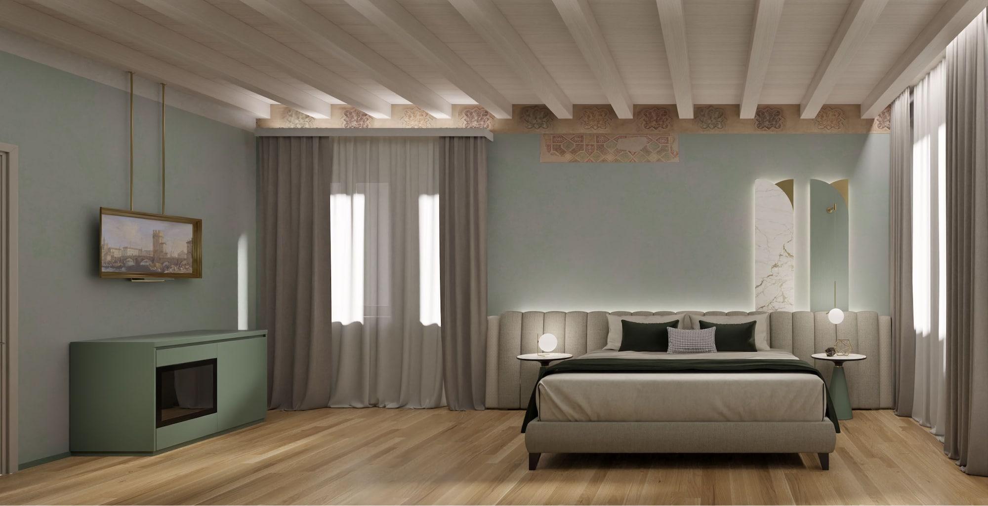 Relais Balcone Di Giulietta Hotel Verona Eksteriør billede 3D rendering of a bedroom