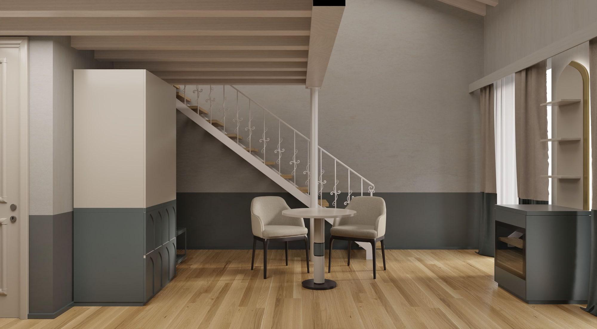 Relais Balcone Di Giulietta Hotel Verona Eksteriør billede 3D interior rendering