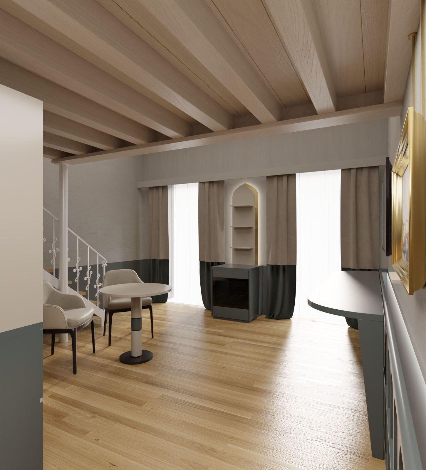 Relais Balcone Di Giulietta Hotel Verona Eksteriør billede 3D interior rendering